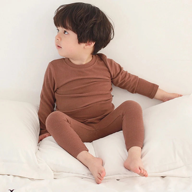 Детские пижамы SJR-375 детская одежда для мальчиков сна девочек комплект одежды с