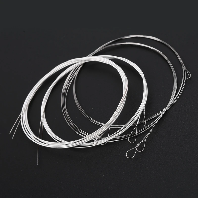 

8pcs/set M100 Mandolin String Steel Silver-Plated Copper Alloy Wound (.010-.034) XXUF