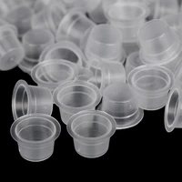 500pcsbag tattoo ink cups professional tattoo supplies plastic transparent pigment cups