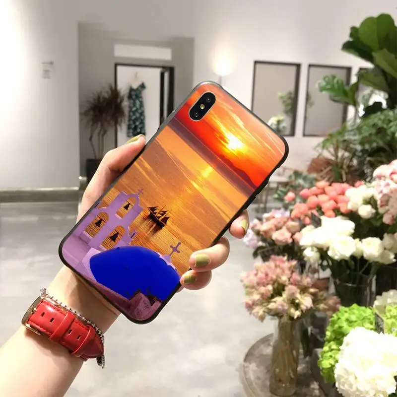 Мягкий силиконовый чехол для телефона PENGHUWAN из ТПУ с древним флагом Греции iPhone 11