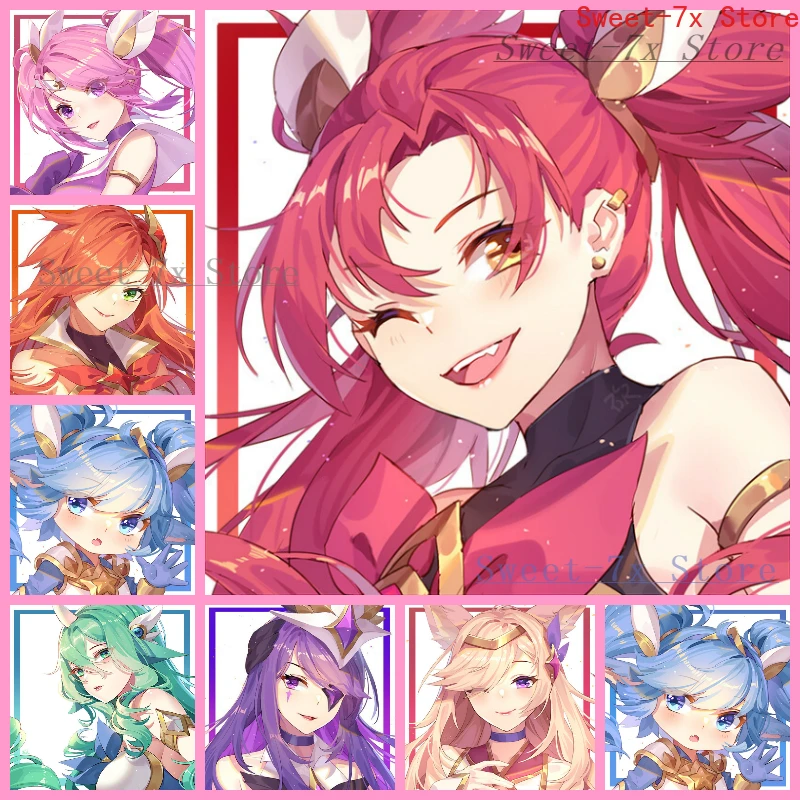 

Game Posters League of Legends Anime Canvas Painting Art Nordic Posters and Prints Wall Pictures for Living Room Decor Frameless