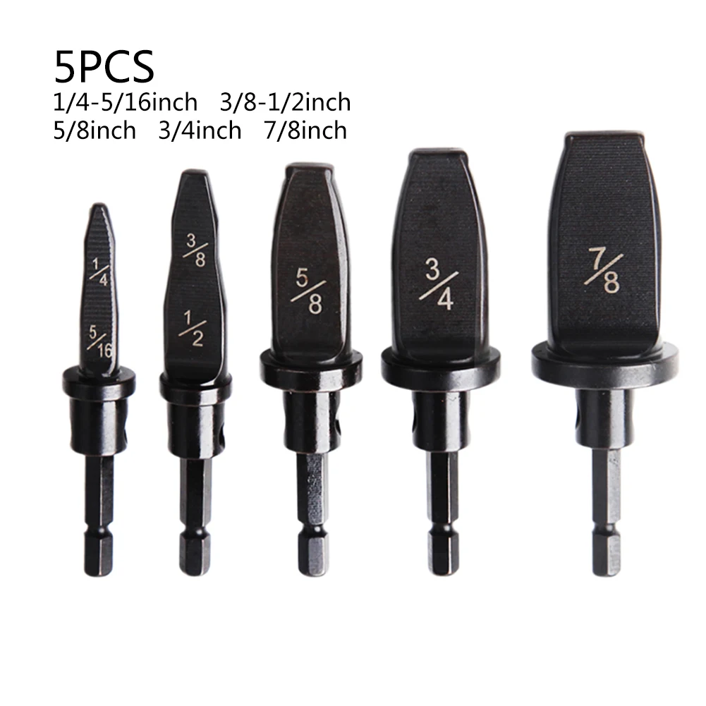 Набор сверл для кондиционеров комплект из 5 насадок шлангов расширителя 1/4 дюйма
