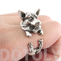 2021couples matching gothic accessories mens womans ring mens womens dog wolf animal live copper ring jewelry anillos mujer