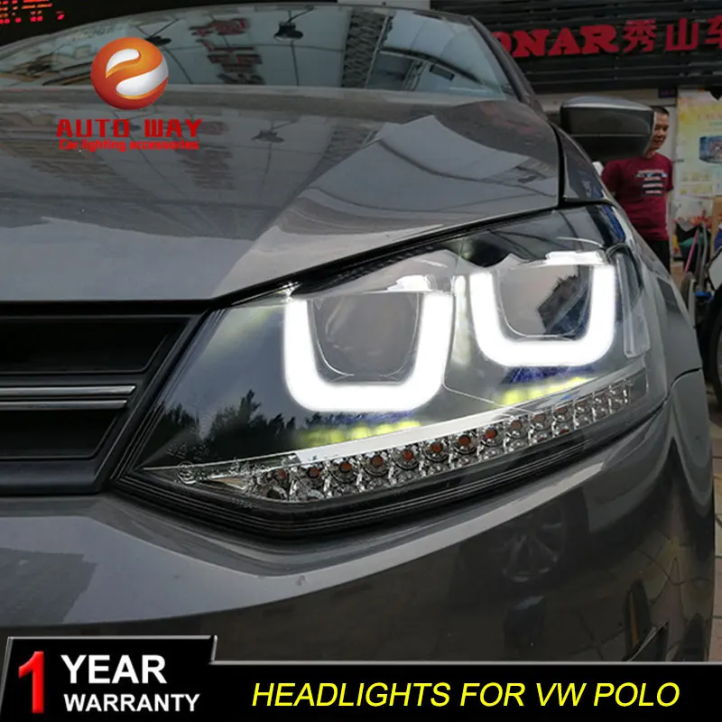 Чехол для автомобильного стайлинга налобный фсветильник VW Polo s 2011 2018