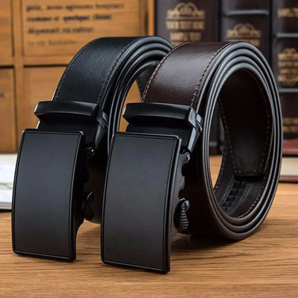 Ремень мужской из коровьей кожи ширина 35 мм автоматический | Аксессуары для
