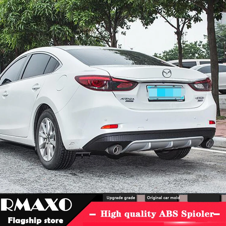 Задний спойлер для Mazda 6 ATENZA 2017-2018 задний ABS диффузор переднего бампера |