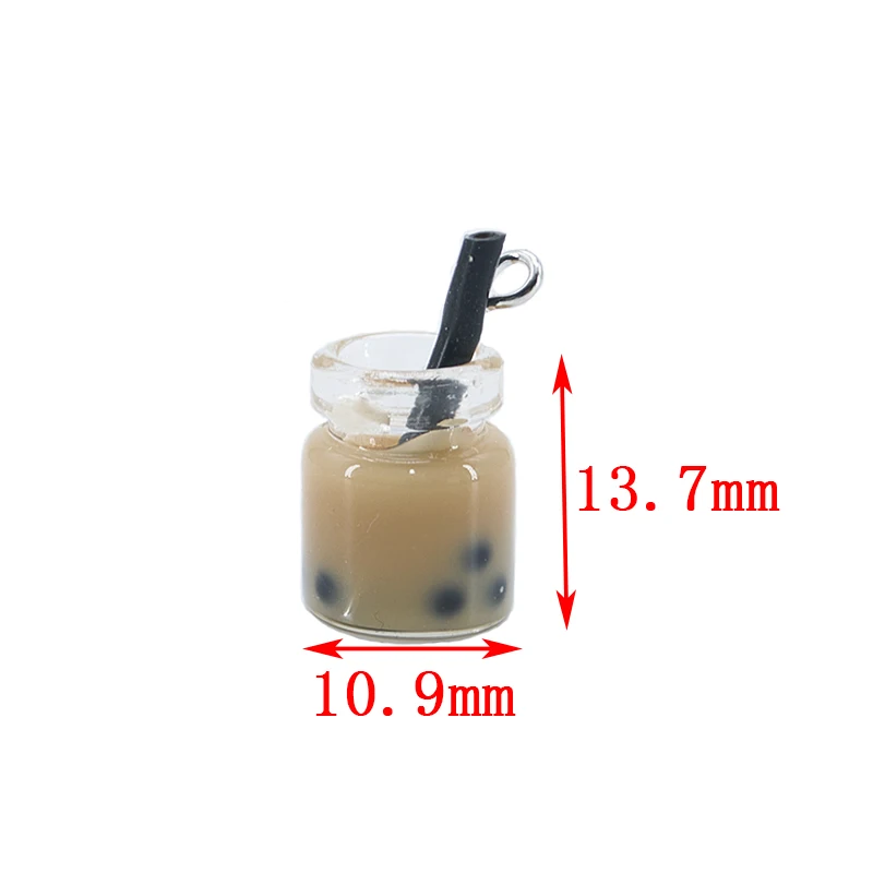 11 шт./лот бутылка для молока и чая сделай сам маленькая стеклянная имитация