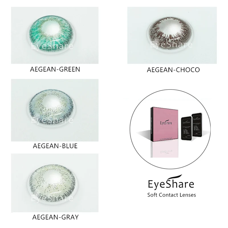 EYESHARE 2 шт./1 пара FlashSale море Цветной контактные линзы для глазные красота макияжа