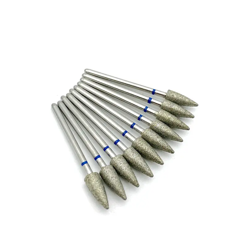 10 шт./компл. Стоматологическая деталь гальванизированная Алмазная точка