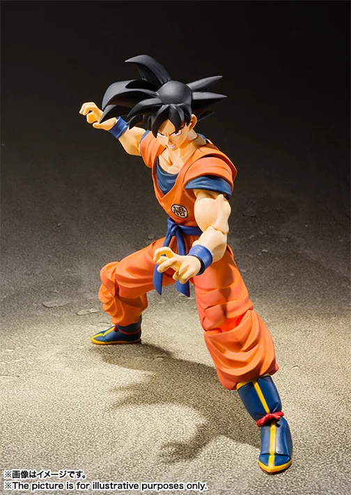 

Action Shf Dragonball Super Saiyan Goku Youngth Version Sun Goku Original Figure Model Collectible Gift For Children Dragon Ball