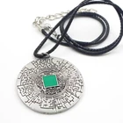 Модные ювелирные изделия, лабиринт, бегущий, лабиринт, подвеска, ожерелье Томаса, кожаная веревка, цепочка, чокер для мужчин и женщин, подарок для косплея