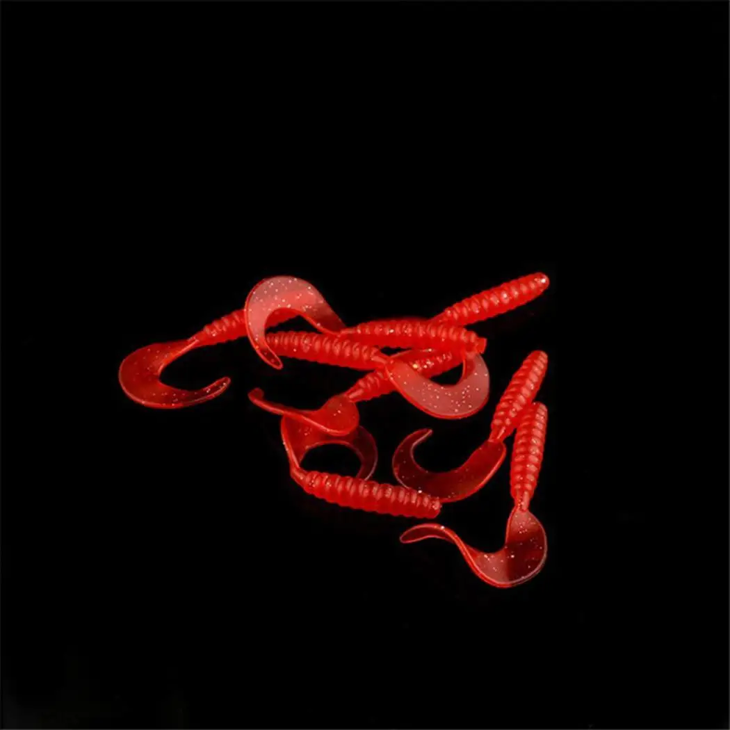 1 шт. мягкие приманки рыболовные черви Grubs Aritificial воблеры плавать силиконовые басы