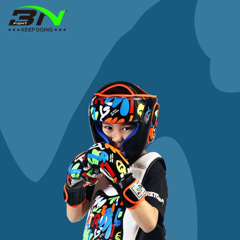 BN граффити Детский 6 строительный кикбоксинг Дети ПУ тхэквондо Каратэ Удар милые