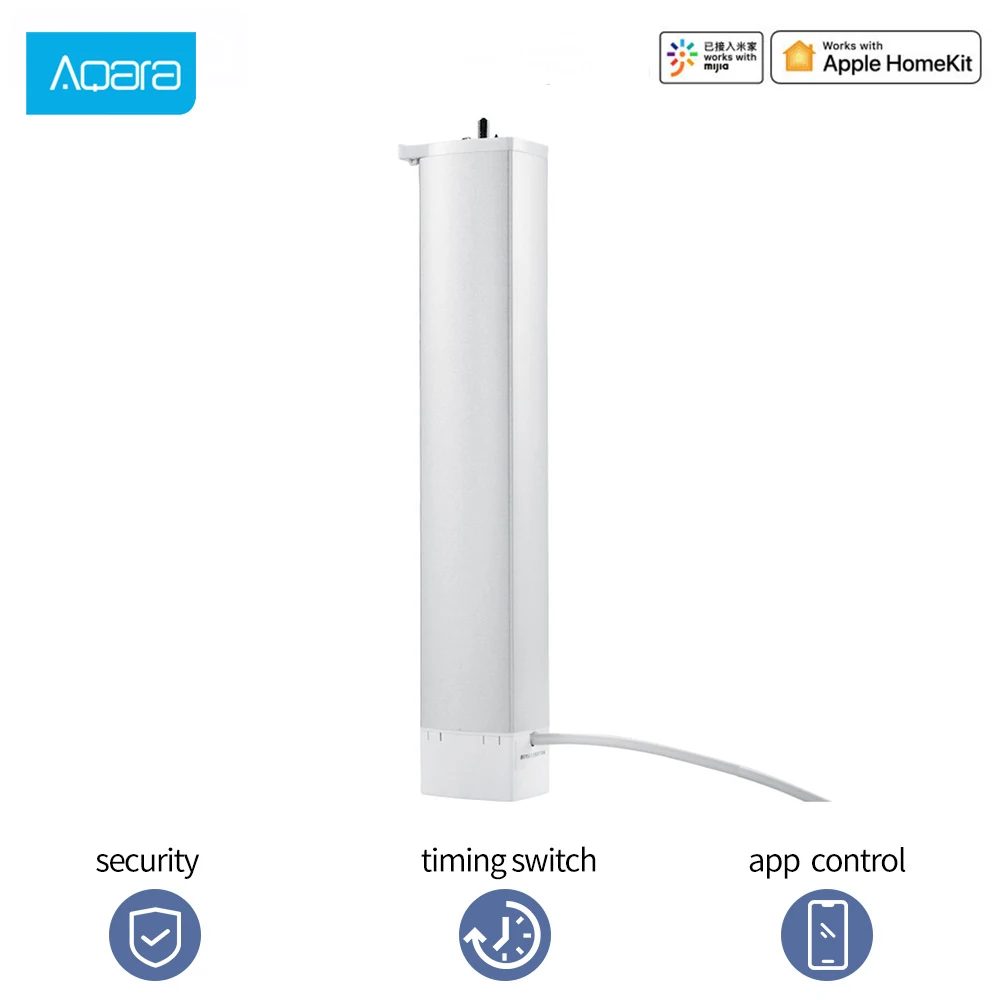 Умный двигатель для штор Aqara Zigbee беспроводной мотор с таймером умного дома Apple