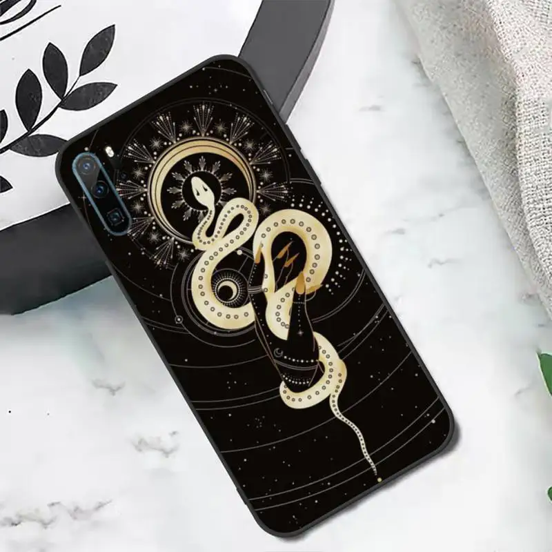 

Hand Snake Flower aesthetics Phone Case For Huawei honor Mate P 10 20 30 40 i 9 8 pro x Lite smart 2019 nova 5t