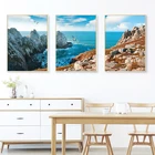 Остров Природный Пейзаж Плакат домашний Декор стены искусства холст картины рок пролива Печатный пейзаж картины для спальни дизайн