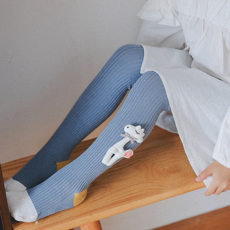 Детские леггинсы для девочек детские штаны-шаровары хлопковые с мультяшной