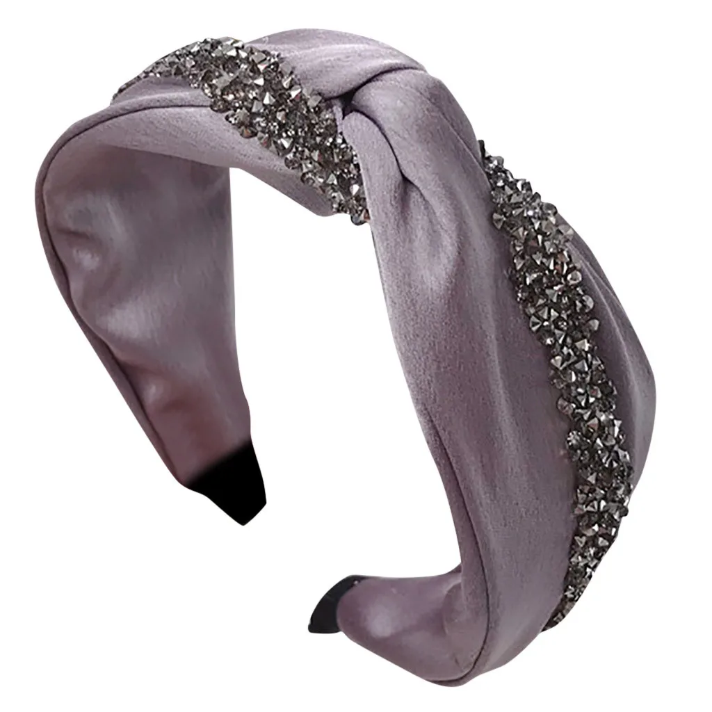 

Fashion Bow Knot Hairband Women Hair Head Hoop Simple Sweet Girls Hair Headband Solid Color Headband Hairband