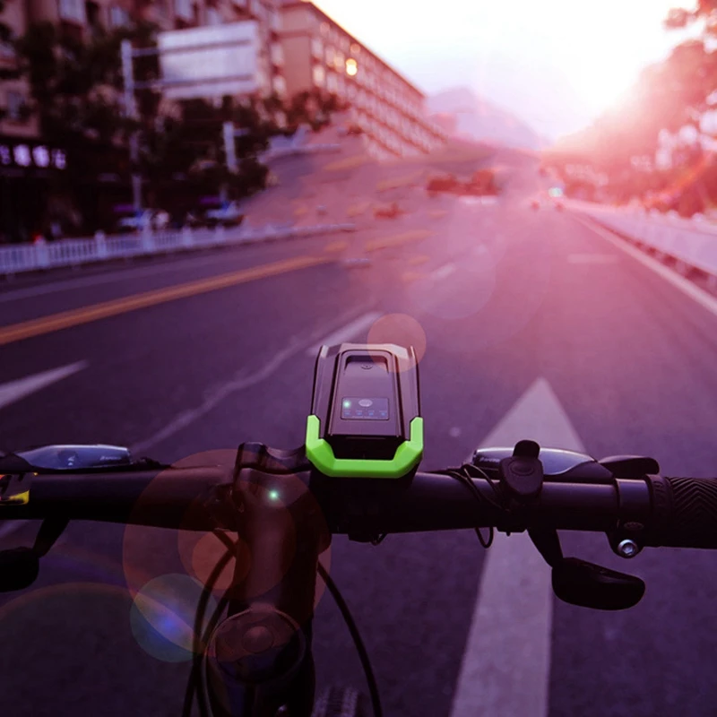 Встроенный велосипедный светильник с датчиком 2000 мАч умный флэш для