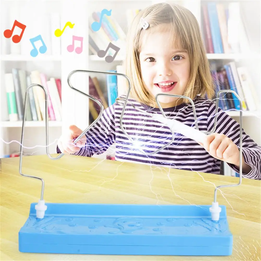

Science Experiment Toys Kids Collision Electric Shock Toy Education Electric Touch Maze Game Party Funny Game for Children Gift
