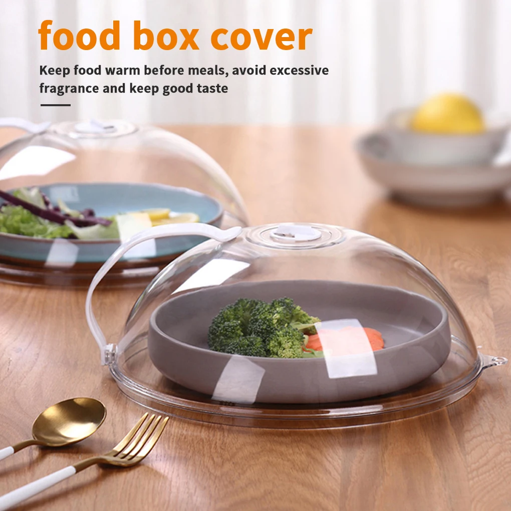 

Professional Microwave Food Anti-Sputtering Cover With Handle Heat Resistant Lid for Microwave Food