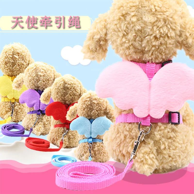 Поводок для домашних животных с ангельской грудью верёвка спины крылья