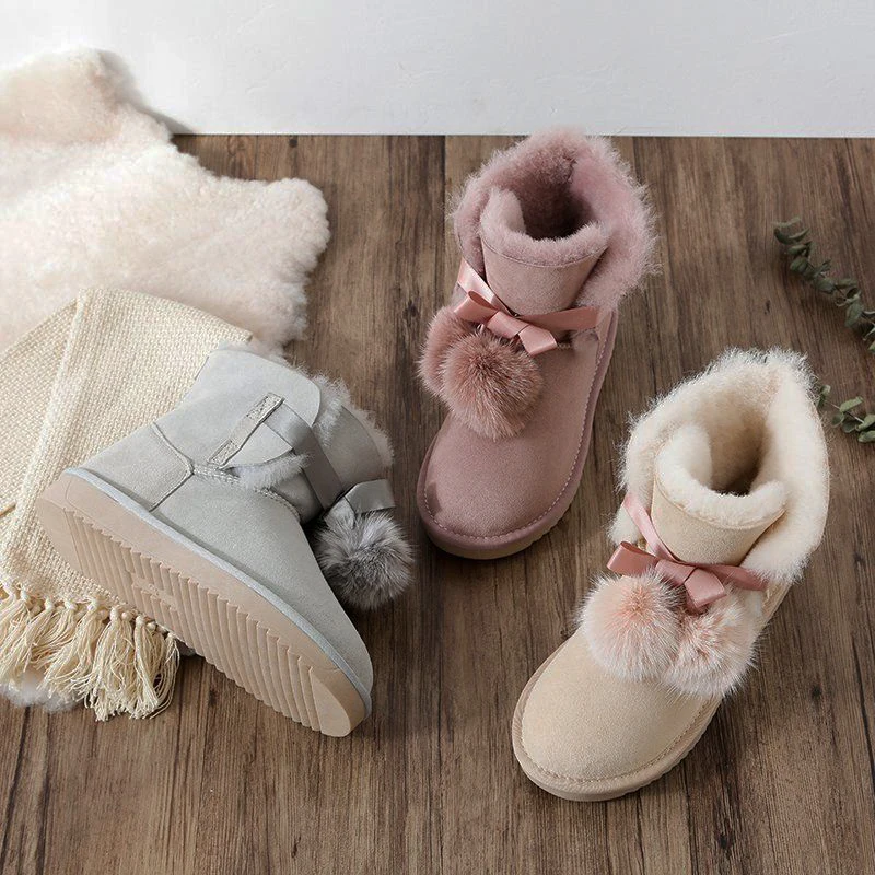 MIYAGINA 2021 New Arrival Australia Classic Women Boots Women's Real Fur Genuine Sheepskin Leather Snow Shoes | Обувь