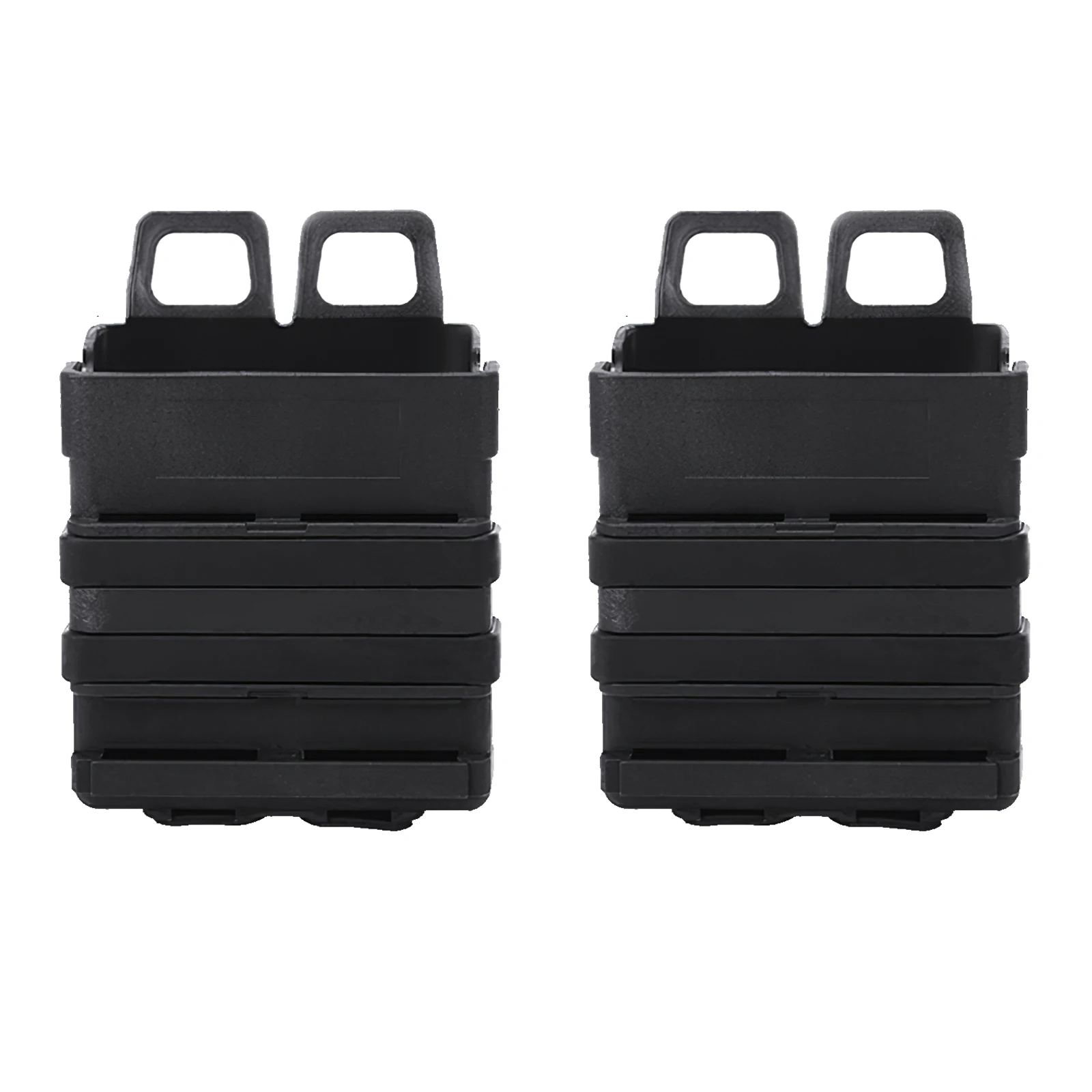 

2pcs Double Magazine Pouch Portable Magazine Holder Nylon Outdoor Magazine Quick Pull Box For Outdoor Shooting Fighting Camping