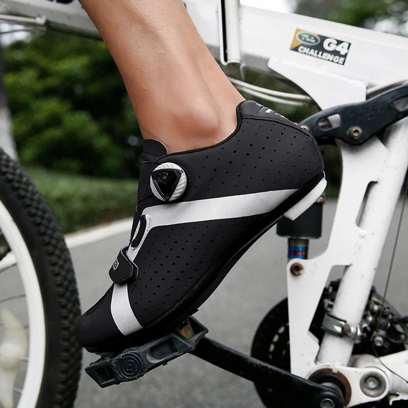 

Ventosear 2021 Speed Men's Road Cycling Sneakers SPD Women Flat Racing Bicycle Shoes Male MTB Mountain Dirt Triathlon Bike Shoes