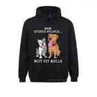 Мужская толстовка с принтом бан тупых людей, не питбулс, подарок 2021, толстовка с длинным рукавом, Толстовка на День отца