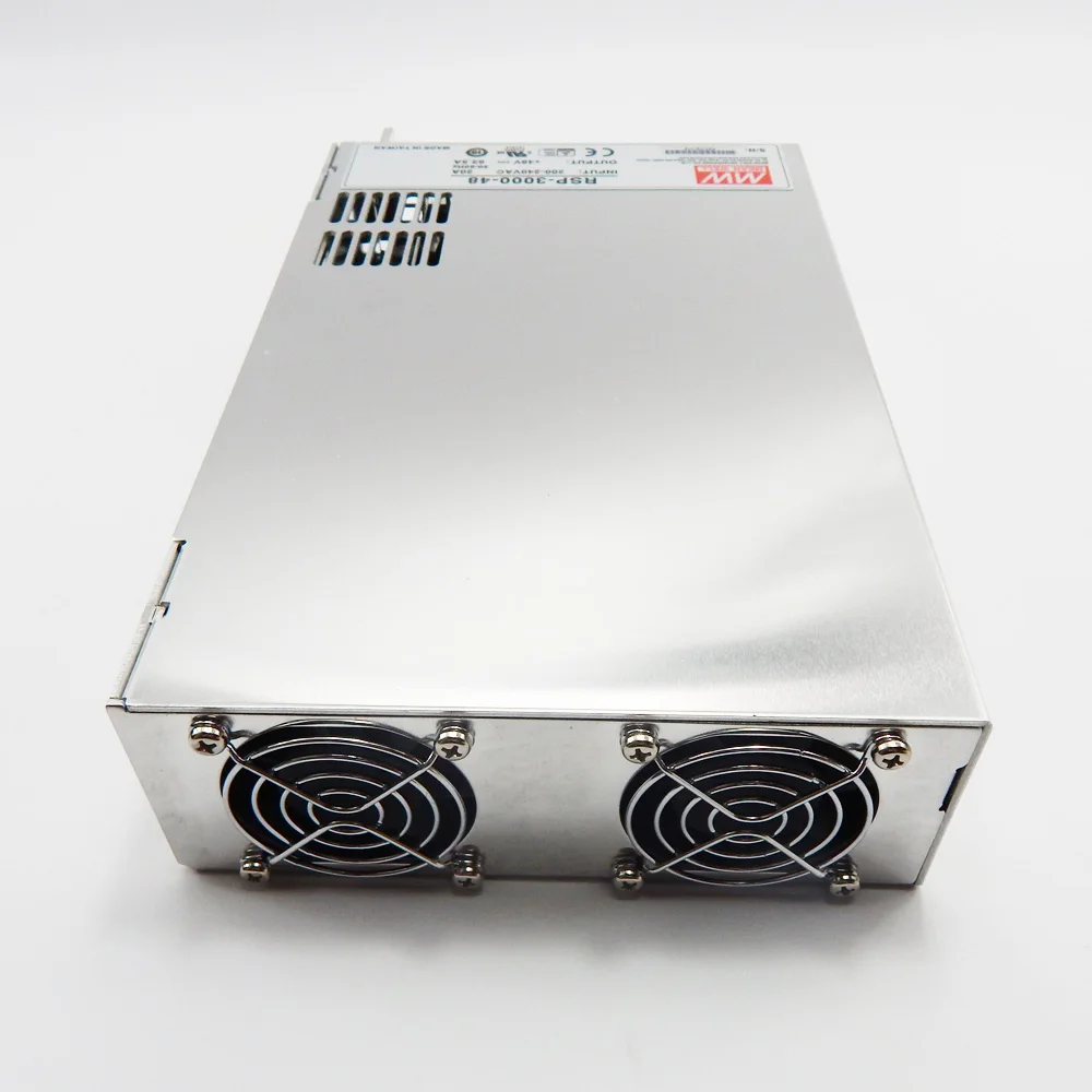 Светодиодный источник питания MEAN WELL RSP-3000 Series постоянный ток 12 В 24 48 3000 Вт с