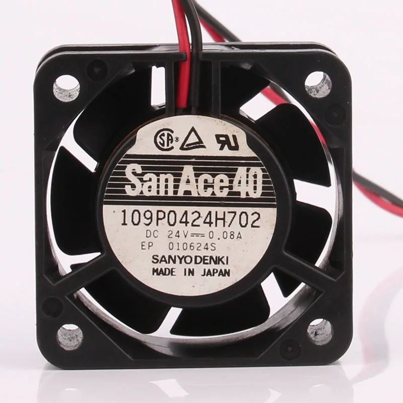 

New Original SanAce 109P0424H702 4015 40X40X15mm 24V 0.08A Inverter Ball Bearing PC Case Video Card Gamer Cabinet Cooling Fan