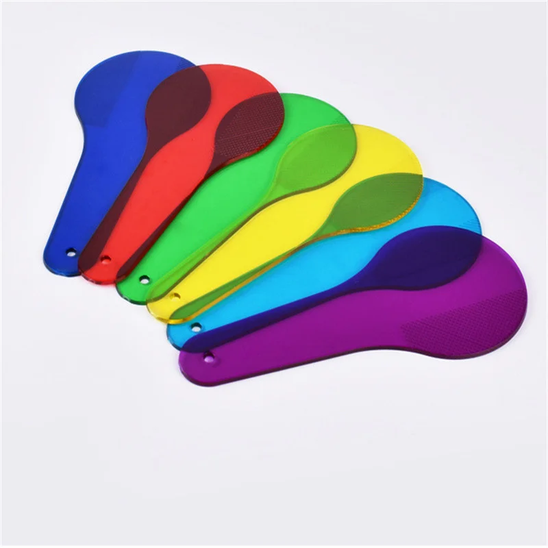 

Новейший цветной полупрозрачный лист, Артефакт с тремя основными цветами s (6 упаковок), демонстрационные учебные пособия