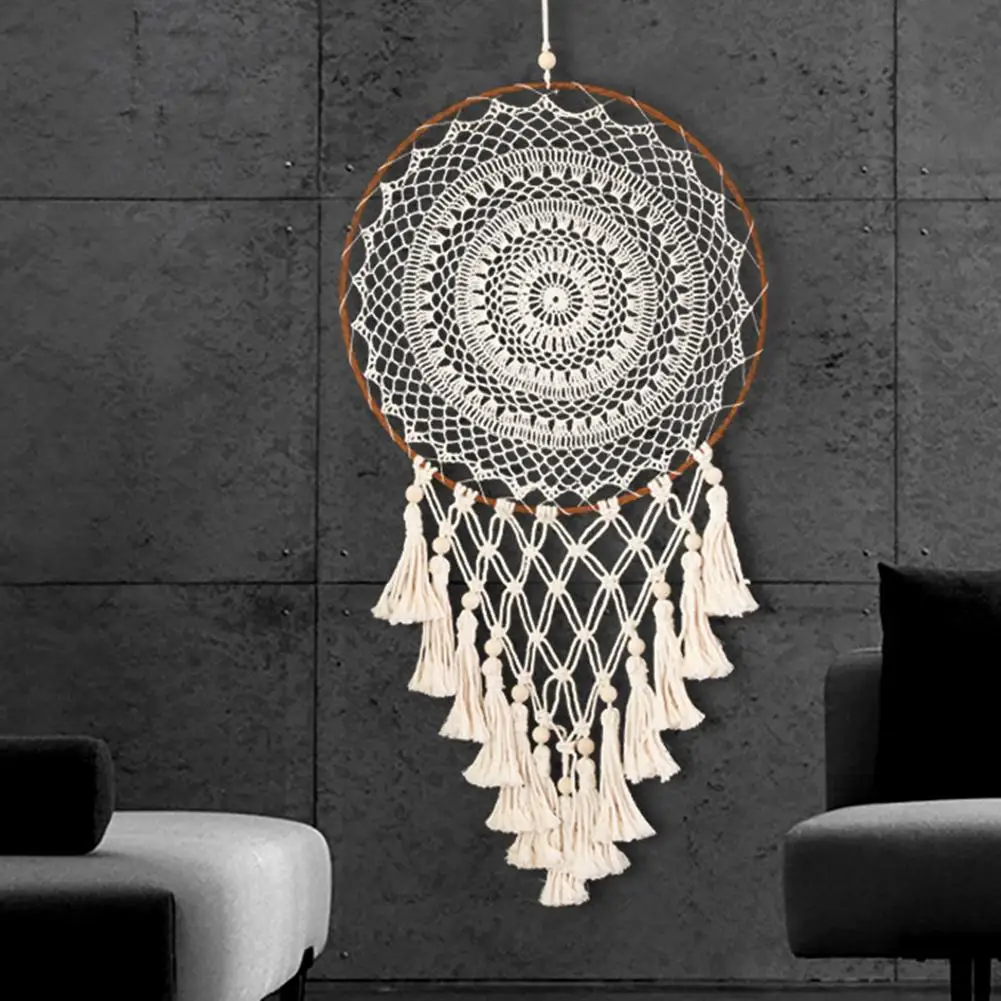 

Luxury Porch Decoration Dream Catcher Nordic Style Wall Decoration Handmade Home Porch Decoration Flower Room Decoration Pendant