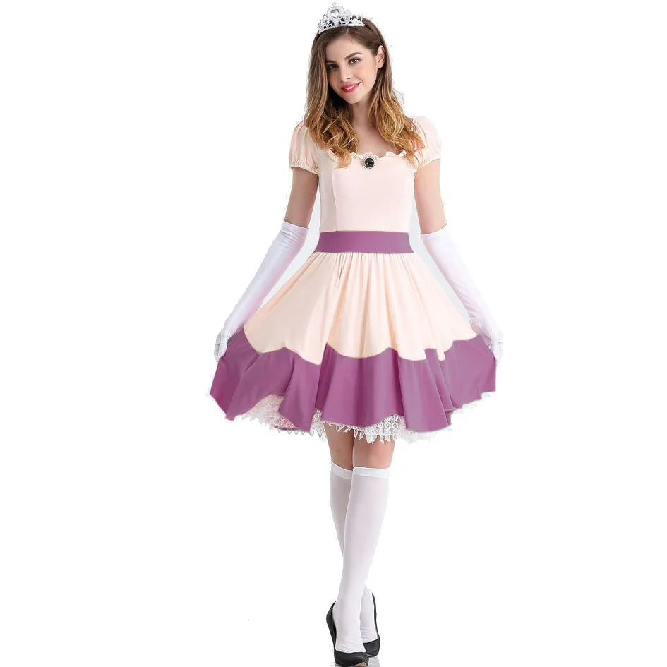 Сексуальный женский костюм для косплея Для Взрослых сказочная Розовая Принцесса
