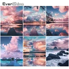 Алмазная живопись с изображением морского побережья EverShine, мозаика из страз, живописная вышивка крестиком, рукоделие