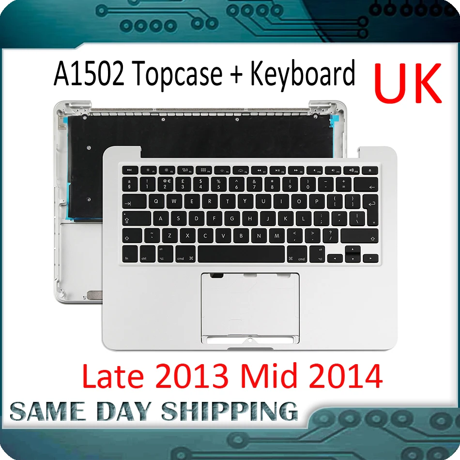 Конец 2013 Mid 2014 для Macbook Pro Retina 13 дюймов A1502 верхний корпус отдых ладони с