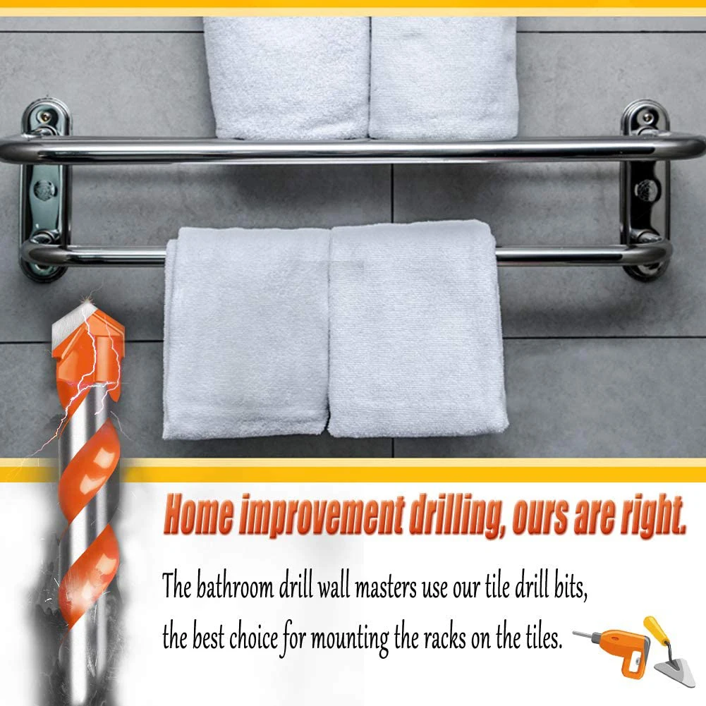 Набор сверл для каменной кладки стекла кирпича плитки бетона пластика и дерева