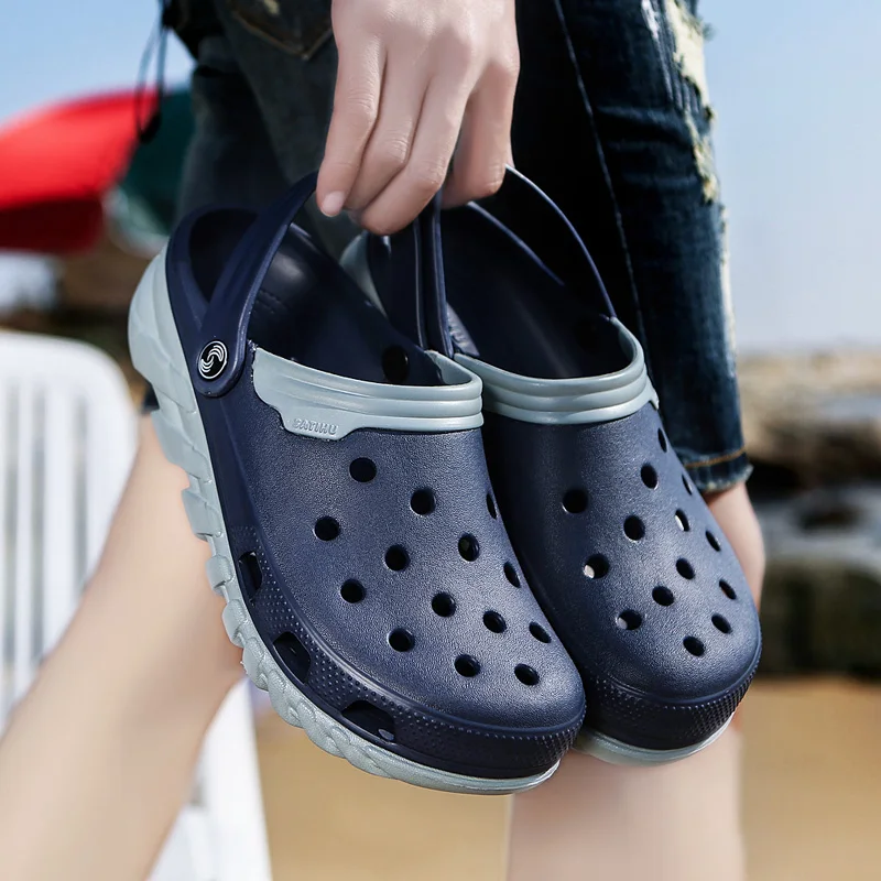 Мужские Пляжные шлепанцы для сада и пляжа Классические сандалии улицы воды