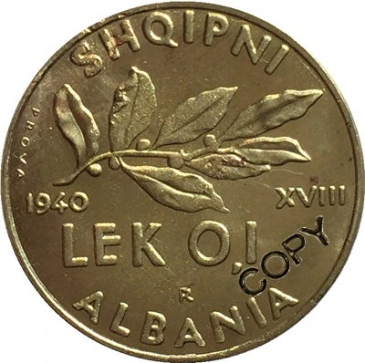 

Albania 1940 COINS COPY