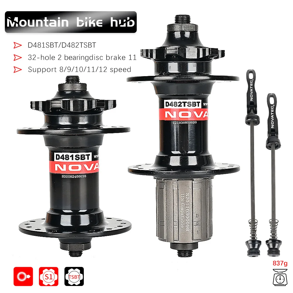 

NOVATEC ступица подшипника горного велосипеда D481SBT/D482TSBT Hountain Hike Accessories 2 Palin Disc Brake9 10 11 Speed 32H кассета