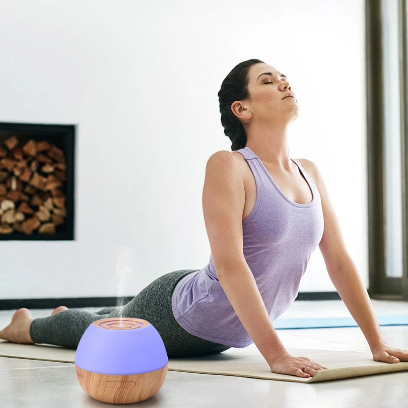 

300ML Ultrasonic Humidifier Aromatherapy Oil Electric Wood Aroma Diffuser