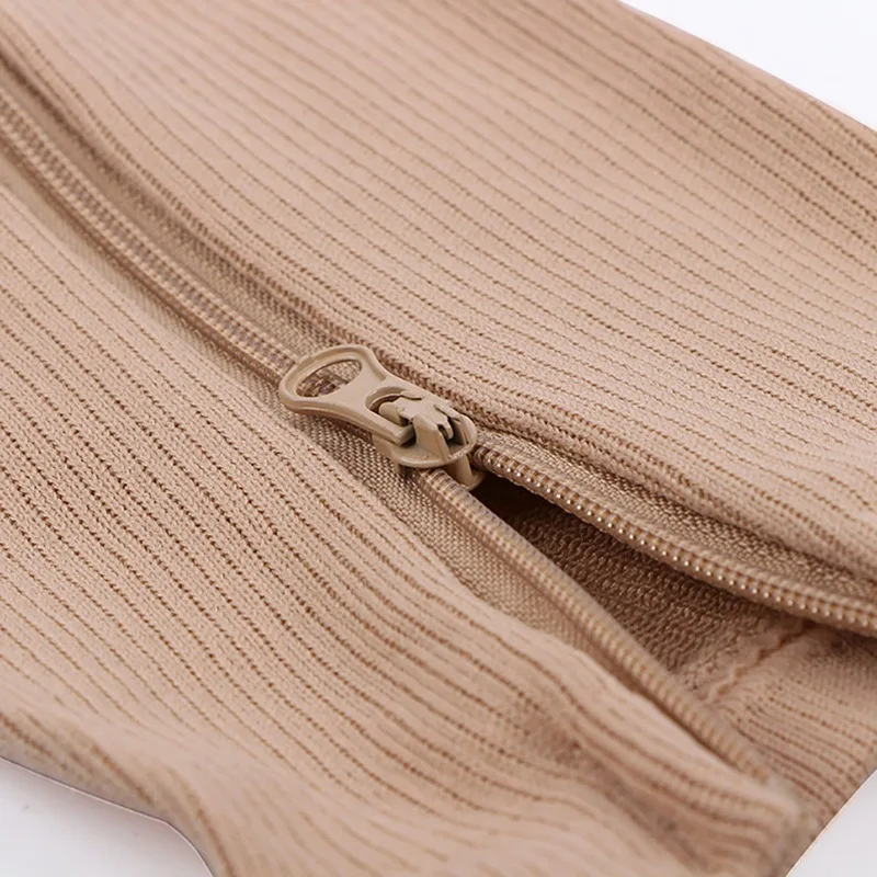 

2019 New Arch Support Compression Socks Knee High/Long Zipper Sports Sleeve Foot Sock Hosiery Footwear Accessories