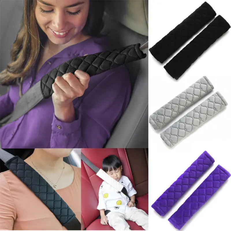 Новый универсальный мягкий автомобильный ремень безопасности 2 шт. наплечный