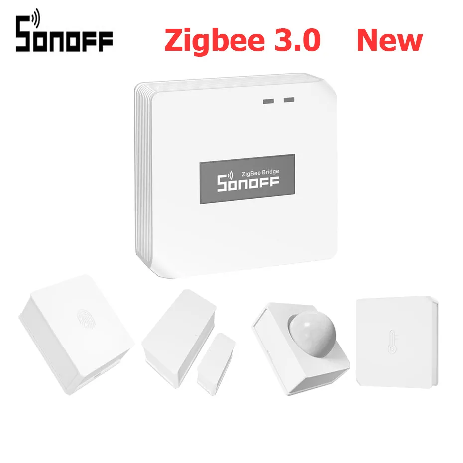 

Sonoff Zigbee мост умный хост/беспроводной переключатель/датчик температуры и влажности/датчик движения двери/окна Zigbee 3,0