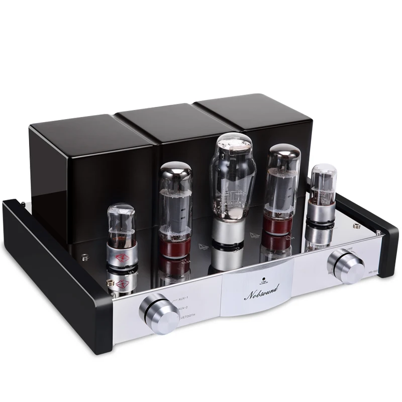 

12W*2(Class A Single-ended)，Nobsound MS-50D Class A EL34 Vacuum Tube Amplifier Stereo Power Amp With Bluetooth