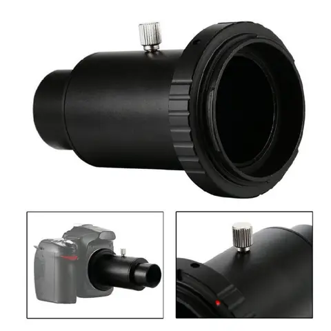 Алюминиевый T2 адаптер телескопа с автоматической фокусировкой AF 1,25 дюймов телескоп крепление адаптера резьбы Т-кольцо для цифровой однообъективной зеркальной камеры Canon EOS/цифровых зеркальных фотокамер Nikon Камера
