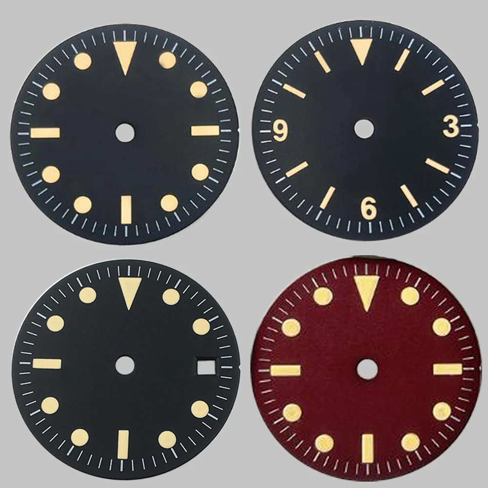 Часы аксессуары для Стерильного светящегося циферблата 28 5 мм ETA 2836/2824 Miyota 8215 821A