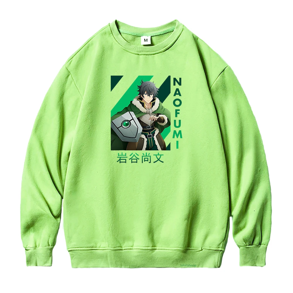 

The Rising of The Shield Hero Women Harajuku Anime Raphtalia Hoodies Hot Oversized Manga Naofumi Crew Neck Pullovers Sweatshirts