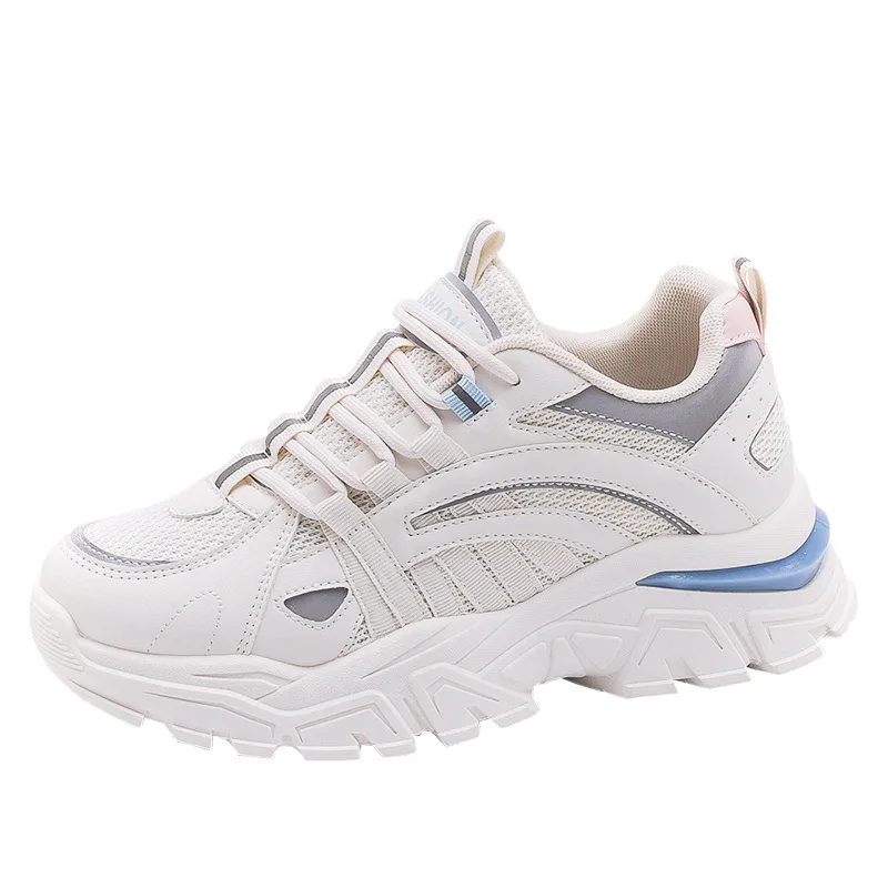 

Fashion Women Sneakers 2021 Spring Platform Mesh White Casual Sport Shoes Women High Quality Breathable Women's Shoes Sneakers